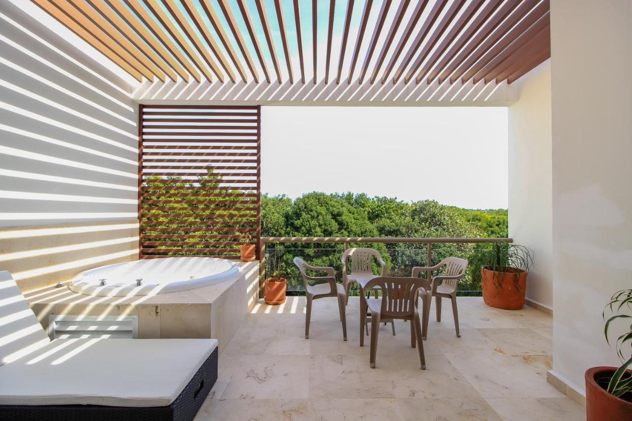 Exceptional 2Story Penthouse With Hot Tub And Rooftop Terrace In Bahia Principe อากุมัล ภายนอก รูปภาพ